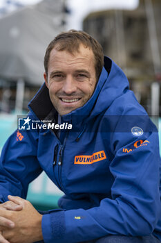 2024-09-02 - Sam Goodchild on Imoca Vulnerable - For the Planet during a training session prior the Vendée Globe 2024 on September 2, 2024, in Lorient, France - SAILING - VENDEE GLOBE 2024 - SAM GOODCHILD - IMOCA VULNERABLE - SAILING - OTHER SPORTS