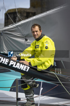 2024-09-02 - Sam Goodchild on Imoca Vulnerable - For the Planet during a training session prior the Vendée Globe 2024 on September 2, 2024, in Lorient, France - SAILING - VENDEE GLOBE 2024 - SAM GOODCHILD - IMOCA VULNERABLE - SAILING - OTHER SPORTS