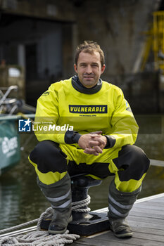 2024-09-02 - Sam Goodchild on Imoca Vulnerable - For the Planet during a training session prior the Vendée Globe 2024 on September 2, 2024, in Lorient, France - SAILING - VENDEE GLOBE 2024 - SAM GOODCHILD - IMOCA VULNERABLE - SAILING - OTHER SPORTS