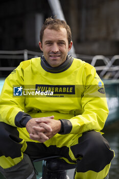 2024-09-02 - Sam Goodchild on Imoca Vulnerable - For the Planet during a training session prior the Vendée Globe 2024 on September 2, 2024, in Lorient, France - SAILING - VENDEE GLOBE 2024 - SAM GOODCHILD - IMOCA VULNERABLE - SAILING - OTHER SPORTS