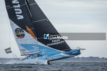 2024-09-06 - Thomas Ruyant on Imoca Vulnerable - For People during a training session prior the Vendée Globe 2024 on September 6, 2024, off Groix in France - SAILING - VENDEE GLOBE 2024 - THOMAS RUYANT - IMOCA VULNERABLE - SAILING - OTHER SPORTS