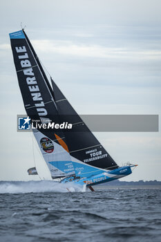 2024-09-06 - Thomas Ruyant on Imoca Vulnerable - For People during a training session prior the Vendée Globe 2024 on September 6, 2024, off Groix in France - SAILING - VENDEE GLOBE 2024 - THOMAS RUYANT - IMOCA VULNERABLE - SAILING - OTHER SPORTS