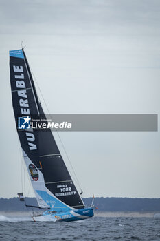 2024-09-06 - Thomas Ruyant on Imoca Vulnerable - For People during a training session prior the Vendée Globe 2024 on September 6, 2024, off Groix in France - SAILING - VENDEE GLOBE 2024 - THOMAS RUYANT - IMOCA VULNERABLE - SAILING - OTHER SPORTS