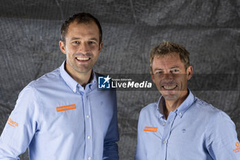 2024-09-02 - Sam Goodchild on Imoca Vulnerable - For the Planet and Thomas Ruyant on Imoca Vulnerable - For People during a training session prior the Vendée Globe 2024 on September 2, 2024, in Lorient, France - SAILING - VENDEE GLOBE 2024 - THOMAS RUYANT - IMOCA VULNERABLE - SAILING - OTHER SPORTS