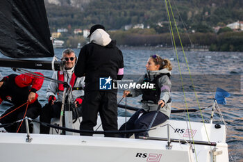 03/11/2024 - Maria Vittoria Marchesini member of Team Prada Pirelli di Luna Rossa- with her team, “Coppa dei Bravi” – Trofeo Kong, match-race regatta for charity held in the Gulf of Lecco (LC), Italy, 01.11.2024. Photo by Marius Bunduc/LiveMedia - COPPA DEI BRAVI - VELA - ALTRO