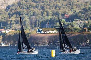 03/11/2024 - Maria Vittoria Marchesini member of Team Prada Pirelli di Luna Rossa- with her team, “Coppa dei Bravi” – Trofeo Kong, match-race regatta for charity held in the Gulf of Lecco (LC), Italy, 01.11.2024. Photo by Marius Bunduc/LiveMedia - COPPA DEI BRAVI - VELA - ALTRO