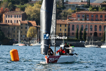 03/11/2024 - Torben Grael- with her team, “Coppa dei Bravi” – Trofeo Kong, match-race regatta for charity held in the Gulf of Lecco (LC), Italy, 01.11.2024. Photo by Marius Bunduc/LiveMedia - COPPA DEI BRAVI - VELA - ALTRO