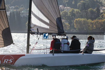 03/11/2024 - Maria Vittoria Marchesini member of Team Prada Pirelli di Luna Rossa- with her team, “Coppa dei Bravi” – Trofeo Kong, match-race regatta for charity held in the Gulf of Lecco (LC), Italy, 01.11.2024. Photo by Marius Bunduc/LiveMedia - COPPA DEI BRAVI - VELA - ALTRO