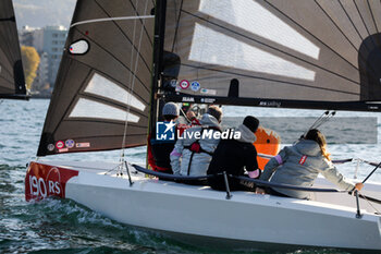 03/11/2024 - Maria Vittoria Marchesini member of Team Prada Pirelli di Luna Rossa- with her team, “Coppa dei Bravi” – Trofeo Kong, match-race regatta for charity held in the Gulf of Lecco (LC), Italy, 01.11.2024. Photo by Marius Bunduc/LiveMedia - COPPA DEI BRAVI - VELA - ALTRO