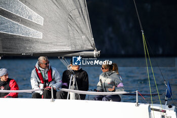 03/11/2024 - Maria Vittoria Marchesini member of Team Prada Pirelli di Luna Rossa- with her team, “Coppa dei Bravi” – Trofeo Kong, match-race regatta for charity held in the Gulf of Lecco (LC), Italy, 01.11.2024. Photo by Marius Bunduc/LiveMedia - COPPA DEI BRAVI - VELA - ALTRO