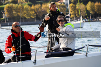 03/11/2024 - Torben Grael- with her team, “Coppa dei Bravi” – Trofeo Kong, match-race regatta for charity held in the Gulf of Lecco (LC), Italy, 01.11.2024. Photo by Marius Bunduc/LiveMedia - COPPA DEI BRAVI - VELA - ALTRO