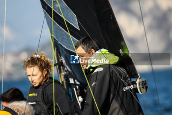 03/11/2024 - Torben Grael- with her team, “Coppa dei Bravi” – Trofeo Kong, match-race regatta for charity held in the Gulf of Lecco (LC), Italy, 01.11.2024. Photo by Marius Bunduc/LiveMedia - COPPA DEI BRAVI - VELA - ALTRO