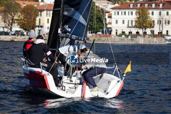 03/11/2024 - Maria Vittoria Marchesini member of Team Prada Pirelli di Luna Rossa- with her team, “Coppa dei Bravi” – Trofeo Kong, match-race regatta for charity held in the Gulf of Lecco (LC), Italy, 01.11.2024. Photo by Marius Bunduc/LiveMedia - COPPA DEI BRAVI - VELA - ALTRO