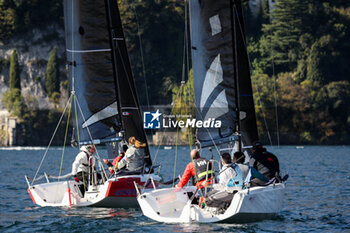 03/11/2024 - Maria Vittoria Marchesini member of Team Prada Pirelli di Luna Rossa- with her team, “Coppa dei Bravi” – Trofeo Kong, match-race regatta for charity held in the Gulf of Lecco (LC), Italy, 01.11.2024. Photo by Marius Bunduc/LiveMedia - COPPA DEI BRAVI - VELA - ALTRO