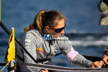 03/11/2024 - Maria Vittoria Marchesini member of Team Prada Pirelli di Luna Rossa- with her team, “Coppa dei Bravi” – Trofeo Kong, match-race regatta for charity held in the Gulf of Lecco (LC), Italy, 01.11.2024. Photo by Marius Bunduc/LiveMedia - COPPA DEI BRAVI - VELA - ALTRO