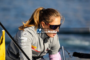 03/11/2024 - Maria Vittoria Marchesini member of Team Prada Pirelli di Luna Rossa- with her team, “Coppa dei Bravi” – Trofeo Kong, match-race regatta for charity held in the Gulf of Lecco (LC), Italy, 01.11.2024. Photo by Marius Bunduc/LiveMedia - COPPA DEI BRAVI - VELA - ALTRO