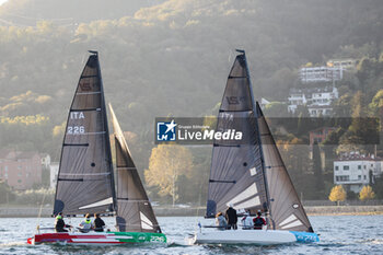 03/11/2024 - Maria Vittoria Marchesini member of Team Prada Pirelli di Luna Rossa- with her team, “Coppa dei Bravi” – Trofeo Kong, match-race regatta for charity held in the Gulf of Lecco (LC), Italy, 01.11.2024. Photo by Marius Bunduc/LiveMedia - COPPA DEI BRAVI - VELA - ALTRO