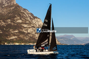 03/11/2024 - Maria Vittoria Marchesini member of Team Prada Pirelli di Luna Rossa- with her team, “Coppa dei Bravi” – Trofeo Kong, match-race regatta for charity held in the Gulf of Lecco (LC), Italy, 01.11.2024. Photo by Marius Bunduc/LiveMedia - COPPA DEI BRAVI - VELA - ALTRO