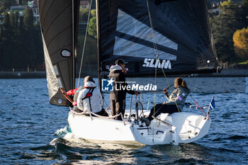 03/11/2024 - Maria Vittoria Marchesini member of Team Prada Pirelli di Luna Rossa- with her team, “Coppa dei Bravi” – Trofeo Kong, match-race regatta for charity held in the Gulf of Lecco (LC), Italy, 01.11.2024. Photo by Marius Bunduc/LiveMedia - COPPA DEI BRAVI - VELA - ALTRO