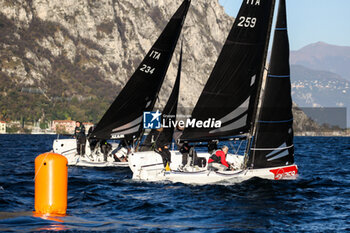 03/11/2024 - sailing regatta moments “Coppa dei Bravi” – Trofeo Kong, match-race regatta for charity held in the Gulf of Lecco (LC), Italy, 01.11.2024. Photo by Marius Bunduc/LiveMedia - COPPA DEI BRAVI - VELA - ALTRO