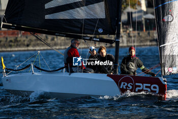 03/11/2024 - Stefano Roberti with her team “Coppa dei Bravi” – Trofeo Kong, match-race regatta for charity held in the Gulf of Lecco (LC), Italy, 01.11.2024. Photo by Marius Bunduc/LiveMedia - COPPA DEI BRAVI - VELA - ALTRO