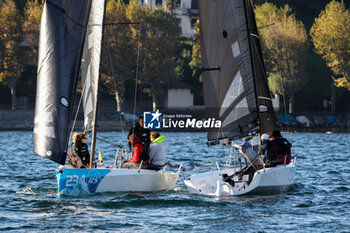 03/11/2024 - Torben Grael- with her team, “Coppa dei Bravi” – Trofeo Kong, match-race regatta for charity held in the Gulf of Lecco (LC), Italy, 01.11.2024. Photo by Marius Bunduc/LiveMedia - COPPA DEI BRAVI - VELA - ALTRO