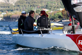 03/11/2024 - Stefano Roberti with her team “Coppa dei Bravi” – Trofeo Kong, match-race regatta for charity held in the Gulf of Lecco (LC), Italy, 01.11.2024. Photo by Marius Bunduc/LiveMedia - COPPA DEI BRAVI - VELA - ALTRO