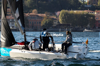 03/11/2024 - Maria Vittoria Marchesini member of Team Prada Pirelli di Luna Rossa- with her team, “Coppa dei Bravi” – Trofeo Kong, match-race regatta for charity held in the Gulf of Lecco (LC), Italy, 01.11.2024. Photo by Marius Bunduc/LiveMedia - COPPA DEI BRAVI - VELA - ALTRO