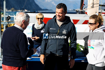 03/11/2024 - Torben Grael- with her team, “Coppa dei Bravi” – Trofeo Kong, match-race regatta for charity held in the Gulf of Lecco (LC), Italy, 01.11.2024. Photo by Marius Bunduc/LiveMedia - COPPA DEI BRAVI - VELA - ALTRO