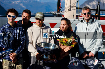 03/11/2024 - Maria Vittoria Marchesini member of Team Prada Pirelli di Luna Rossa- with her team, “Coppa dei Bravi” – Trofeo Kong, match-race regatta for charity held in the Gulf of Lecco (LC), Italy, 01.11.2024. Photo by Marius Bunduc/LiveMedia - COPPA DEI BRAVI - VELA - ALTRO