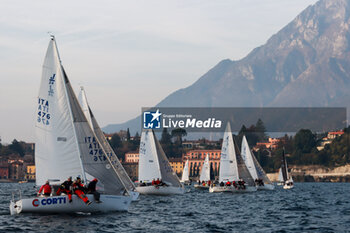 09/11/2024 - J24 ,sailing regatta moments .Sailing , 50 ° Campionato Invernale Interlaghi , Gulf of Lecco (LC), Italy, 09.11.2024. Photo by Marius Bunduc/LiveMedia - CAMPIONATO INVERNALE INTERLAGHI - VELA - ALTRO