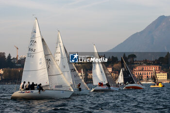 09/11/2024 - Fun ,sailing regatta moments .Sailing , 50 ° Campionato Invernale Interlaghi , Gulf of Lecco (LC), Italy, 09.11.2024. Photo by Marius Bunduc/LiveMedia - CAMPIONATO INVERNALE INTERLAGHI - VELA - ALTRO