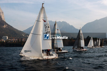 09/11/2024 - Meteor ,sailing regatta moments .Sailing , 50 ° Campionato Invernale Interlaghi , Gulf of Lecco (LC), Italy, 09.11.2024. Photo by Marius Bunduc/LiveMedia - CAMPIONATO INVERNALE INTERLAGHI - VELA - ALTRO