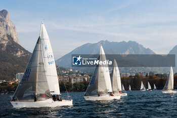 09/11/2024 - J24 ,sailing regatta moments .Sailing , 50 ° Campionato Invernale Interlaghi , Gulf of Lecco (LC), Italy, 09.11.2024. Photo by Marius Bunduc/LiveMedia - CAMPIONATO INVERNALE INTERLAGHI - VELA - ALTRO