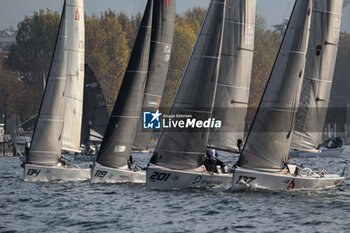 09/11/2024 - H22 ,sailing regatta moments .Sailing , 50 ° Campionato Invernale Interlaghi , Gulf of Lecco (LC), Italy, 09.11.2024. Photo by Marius Bunduc/LiveMedia - CAMPIONATO INVERNALE INTERLAGHI - VELA - ALTRO