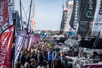 2024-11-05 - Village of the Vendée Globe prior to the start of the 2024-2025 Vendée Globe, 10th edition of the solo non-stop round the world yacht race, on November 9, 2024 in Les Sables-d'Olonne, France - SAILING - VENDEE GLOBE 2024 - START - SAILING - OTHER SPORTS