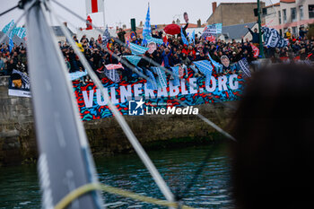 10/11/2024 - RUYANT Thomas (fra), Vulnerable prior to the start of the 2024-2025 Vendée Globe, 10th edition of the solo non-stop round the world yacht race, on November 9, 2024 in Les Sables-d'Olonne, France - SAILING - VENDEE GLOBE 2024 - START - VELA - ALTRO