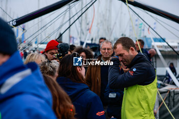 10/11/2024 - GOODCHILD Sam (gbr), Vulnerable prior to the start of the 2024-2025 Vendée Globe, 10th edition of the solo non-stop round the world yacht race, on November 9, 2024 in Les Sables-d'Olonne, France - SAILING - VENDEE GLOBE 2024 - START - VELA - ALTRO