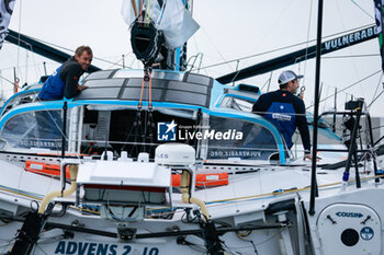 10/11/2024 - RUYANT Thomas (fra), Vulnerable prior to the start of the 2024-2025 Vendée Globe, 10th edition of the solo non-stop round the world yacht race, on November 9, 2024 in Les Sables-d'Olonne, France - SAILING - VENDEE GLOBE 2024 - START - VELA - ALTRO