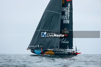 10/11/2024 - HERRMANN Boris (ger), Malizia - SeaExplorer prior to the start of the 2024-2025 Vendée Globe, 10th edition of the solo non-stop round the world yacht race, on November 9, 2024 in Les Sables-d'Olonne, France - SAILING - VENDEE GLOBE 2024 - START - VELA - ALTRO