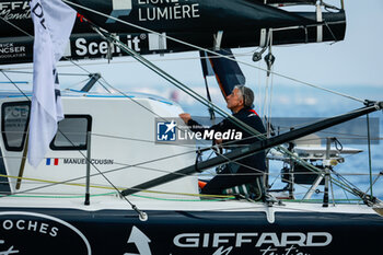 10/11/2024 - COUSIN Manuel (fra), Coupe de Pouce prior to the start of the 2024-2025 Vendée Globe, 10th edition of the solo non-stop round the world yacht race, on November 9, 2024 in Les Sables-d'Olonne, France - SAILING - VENDEE GLOBE 2024 - START - VELA - ALTRO