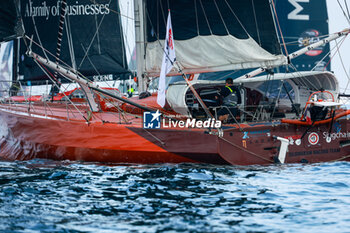 10/11/2024 - XU Jingkun (chi), Singchain Team Haikou prior to the start of the 2024-2025 Vendée Globe, 10th edition of the solo non-stop round the world yacht race, on November 9, 2024 in Les Sables-d'Olonne, France - SAILING - VENDEE GLOBE 2024 - START - VELA - ALTRO