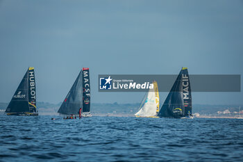 10/11/2024 - DALIN Charlie (fra), MACIF Santé Prévoyance during the start of the 2024-2025 Vendée Globe, 10th edition of the solo non-stop round the world yacht race, on November 9, 2024 in Les Sables-d'Olonne, France - SAILING - VENDEE GLOBE 2024 - START - VELA - ALTRO