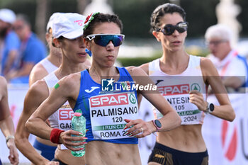 2024-06-07 - Antonella Palmisano during the 20km walk race European Athletics Championships 2024 at Olympic Stadium, on June 7, 2024 in Rome, Italy. - EUROPEAN ATHLETICS CHAMPIONSHIPS - INTERNATIONALS - ATHLETICS