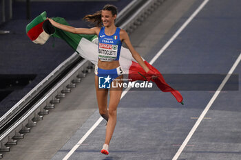 2024-06-07 - Nadia Battocletti during 5000m Women Final European Athletics Championships 2024 at Olympic Stadium, on June 7, 2024 in Rome, Italy. - EUROPEAN ATHLETICS CHAMPIONSHIPS - INTERNATIONALS - ATHLETICS