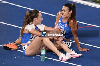 2024-06-07 - Micol Major and Federica Del Buono during 5000m Women Final European Athletics Championships 2024 at Olympic Stadium, on June 7, 2024 in Rome, Italy. - EUROPEAN ATHLETICS CHAMPIONSHIPS - INTERNATIONALS - ATHLETICS