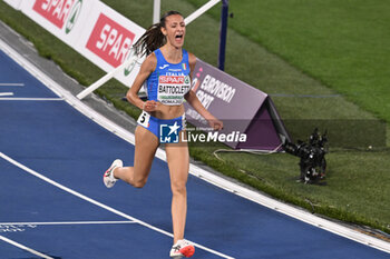 2024-06-07 - Nadia Battocletti during 5000m Women Final European Athletics Championships 2024 at Olympic Stadium, on June 7, 2024 in Rome, Italy. - EUROPEAN ATHLETICS CHAMPIONSHIPS - INTERNATIONALS - ATHLETICS