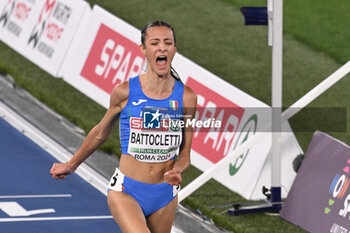 2024-06-07 - Nadia Battocletti during 5000m Women Final European Athletics Championships 2024 at Olympic Stadium, on June 7, 2024 in Rome, Italy. - EUROPEAN ATHLETICS CHAMPIONSHIPS - INTERNATIONALS - ATHLETICS