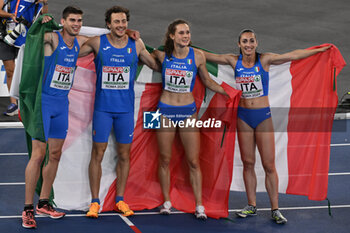 2024-06-07 - Italy during 4 x 400m Relay Mixed European Athletics Championships 2024 at Olympic Stadium, on June 7, 2024 in Rome, Italy. - EUROPEAN ATHLETICS CHAMPIONSHIPS - INTERNATIONALS - ATHLETICS