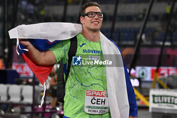 2024-06-07 - Kristjan Ceh during Discus Throw Men Final European Athletics Championships 2024 at Olympic Stadium, on June 7, 2024 in Rome, Italy. - EUROPEAN ATHLETICS CHAMPIONSHIPS - INTERNATIONALS - ATHLETICS